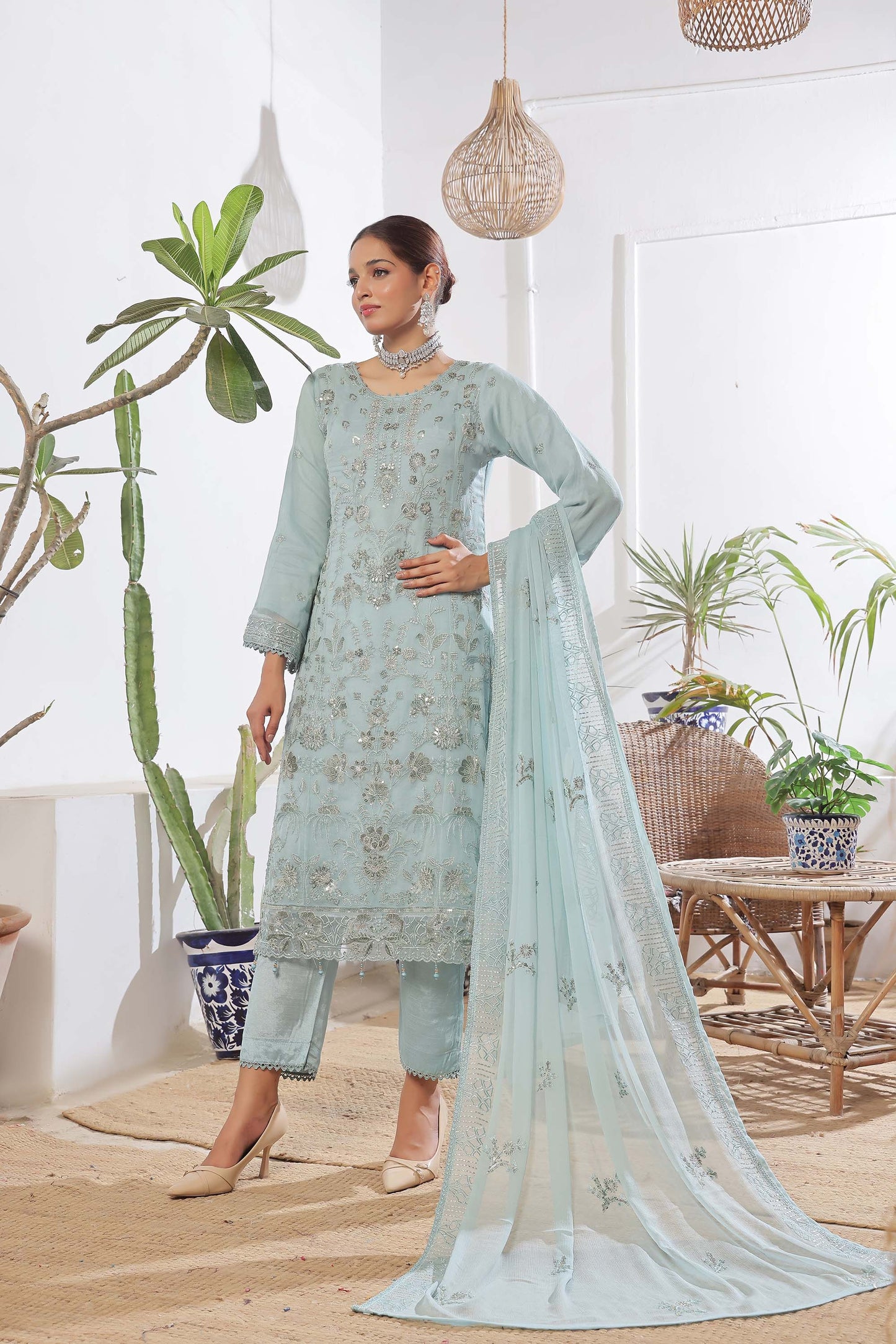 Guldasta By Bin khalid Luxury Chiffon Unstitched 3pcs