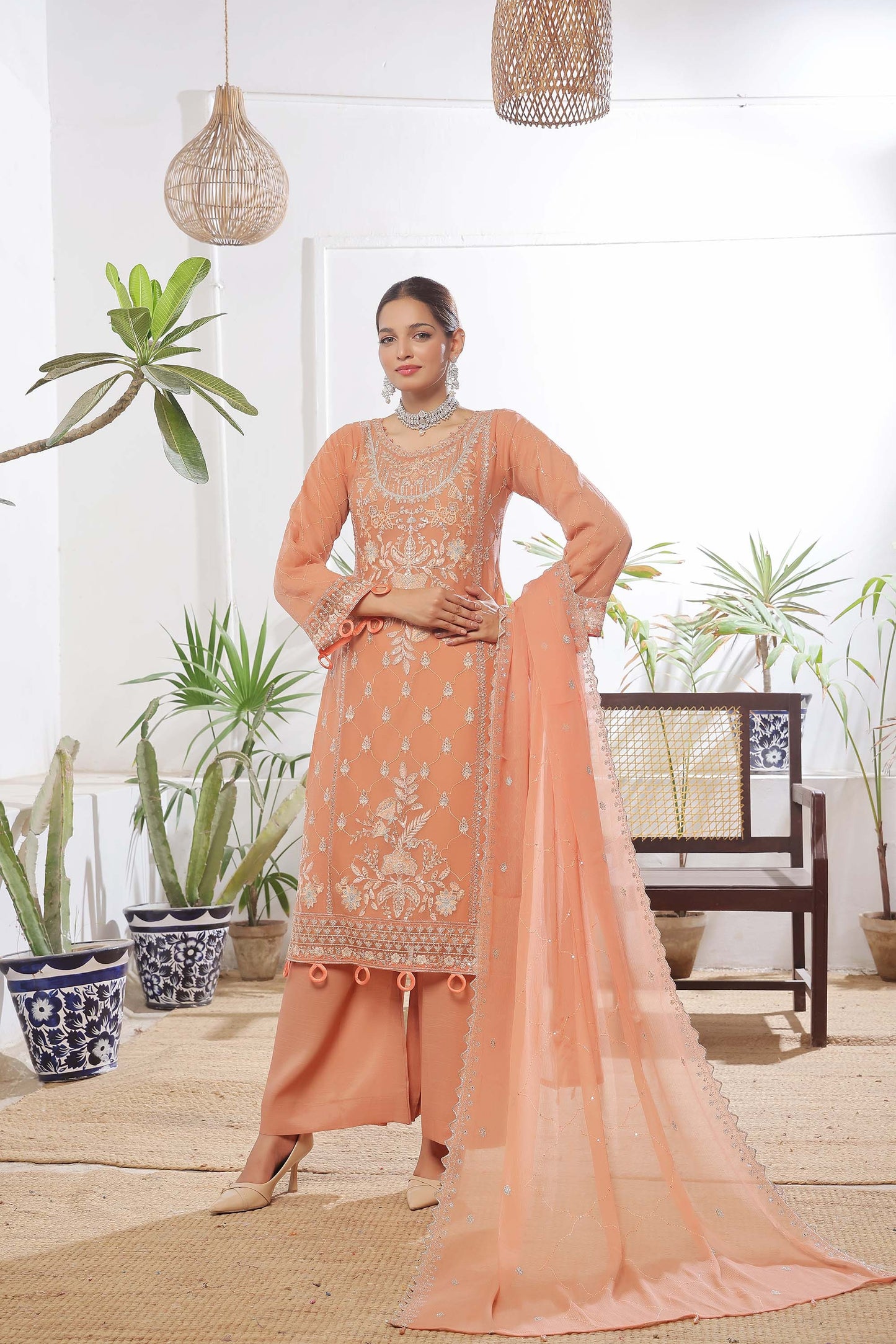 Guldasta By Bin khalid Luxury Chiffon Unstitched 3pcs