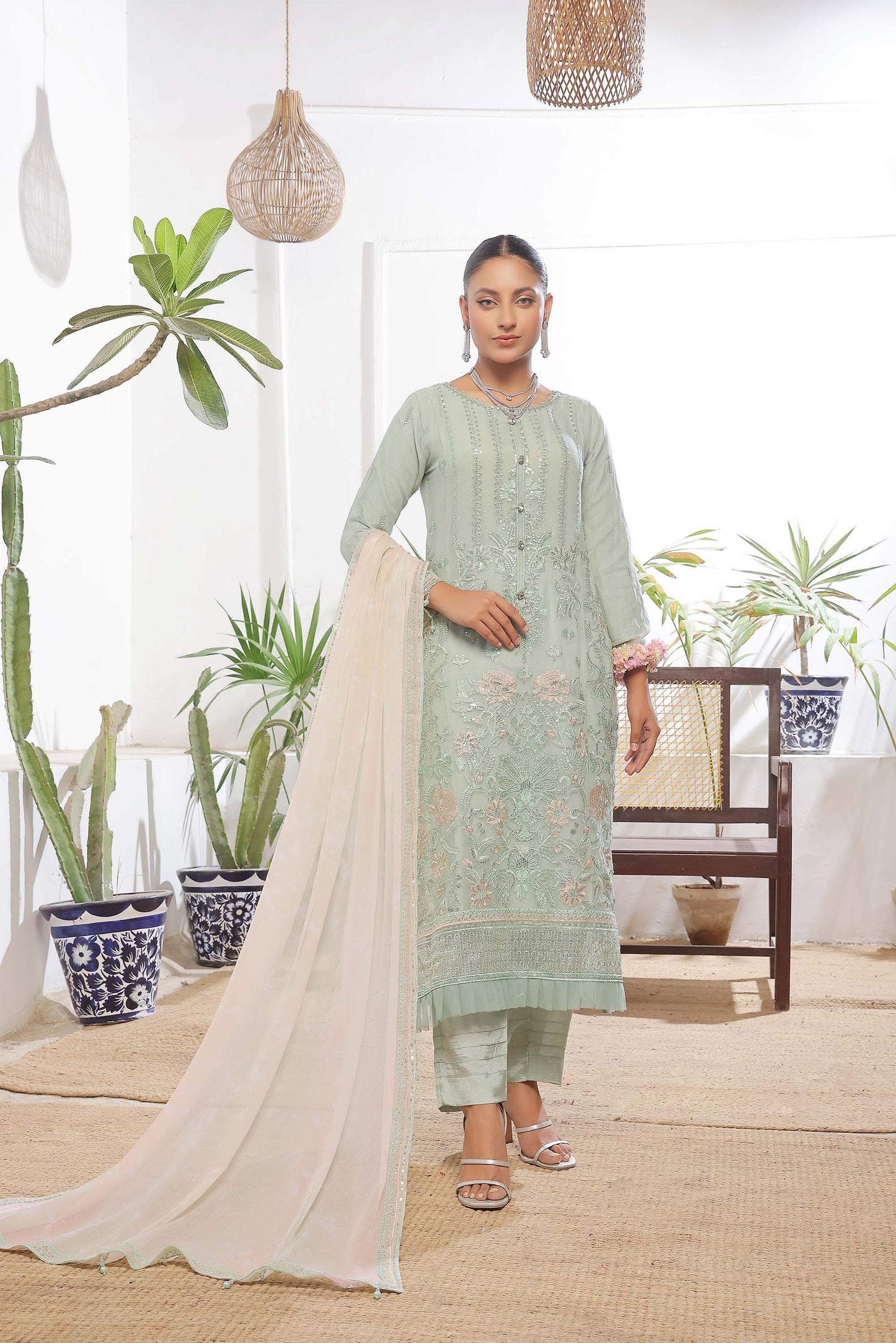 Guldasta By Bin khalid Luxury Chiffon Unstitched 3pcs