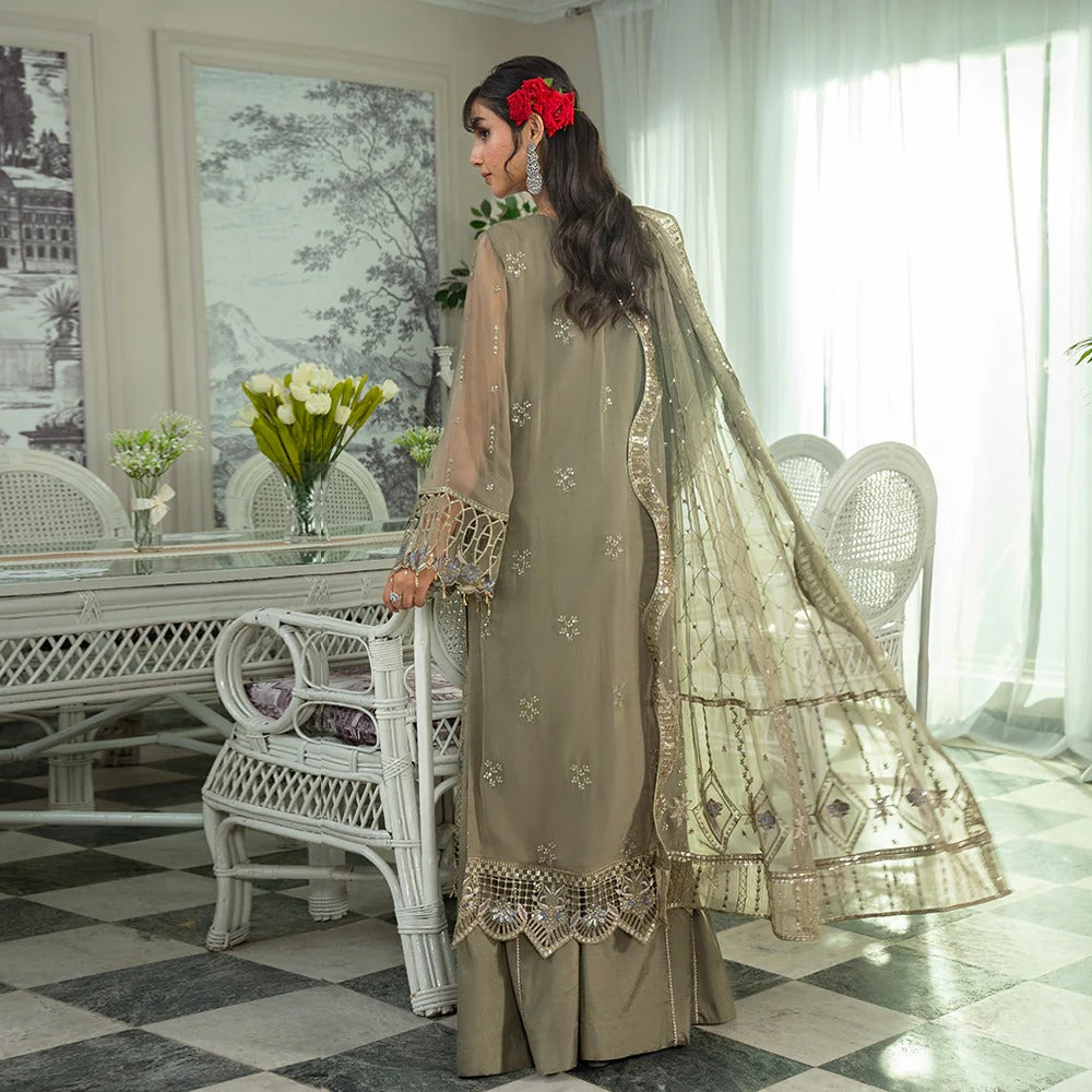 Mahroosh by Zebtan Embroidered Organza Unstitched 3Pcs