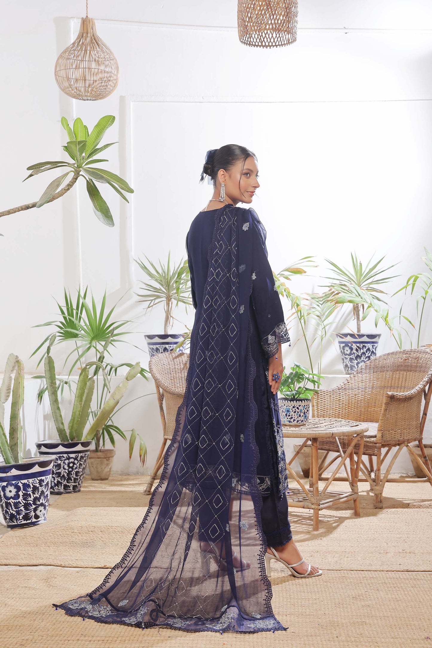 Guldasta By Bin khalid Luxury Chiffon Unstitched 3pcs