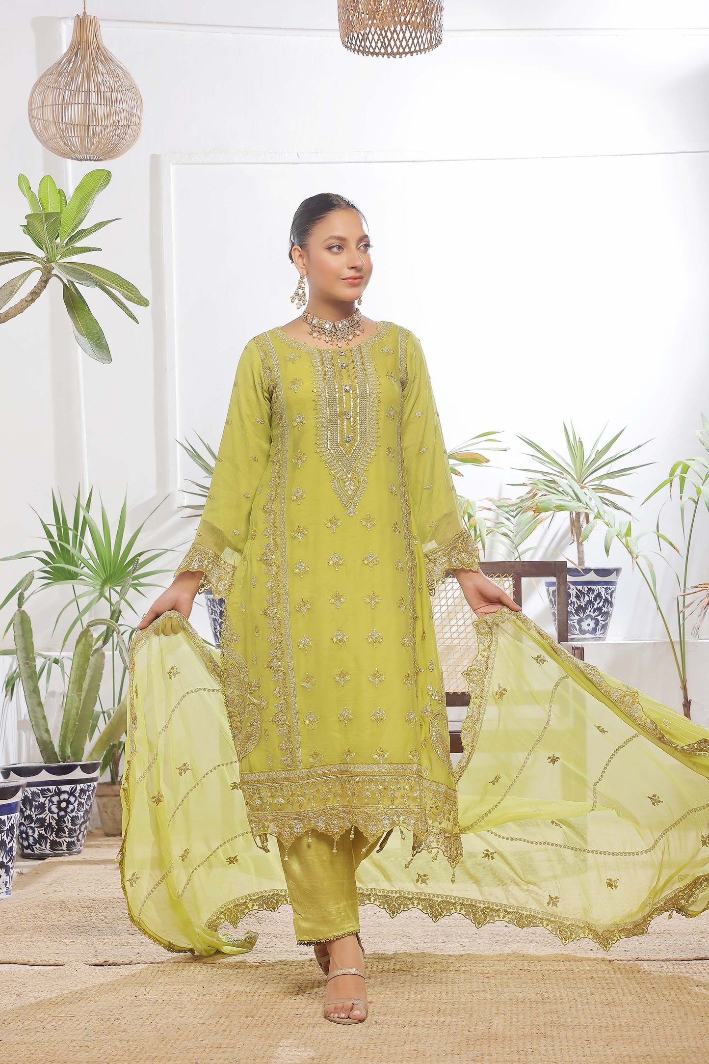 Guldasta By Bin khalid Luxury Chiffon Unstitched 3pcs