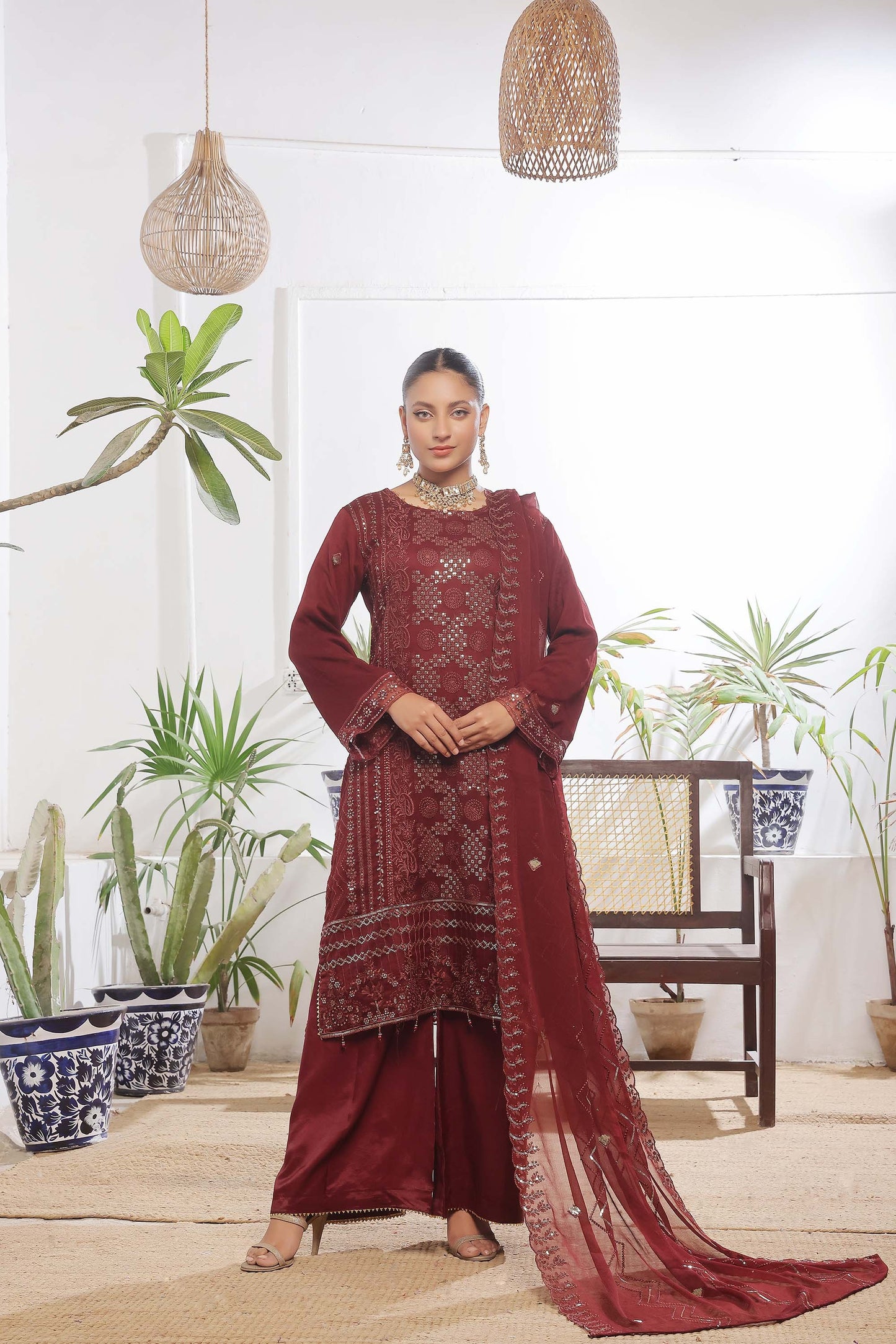 Guldasta By Bin khalid Luxury Chiffon Unstitched 3pcs