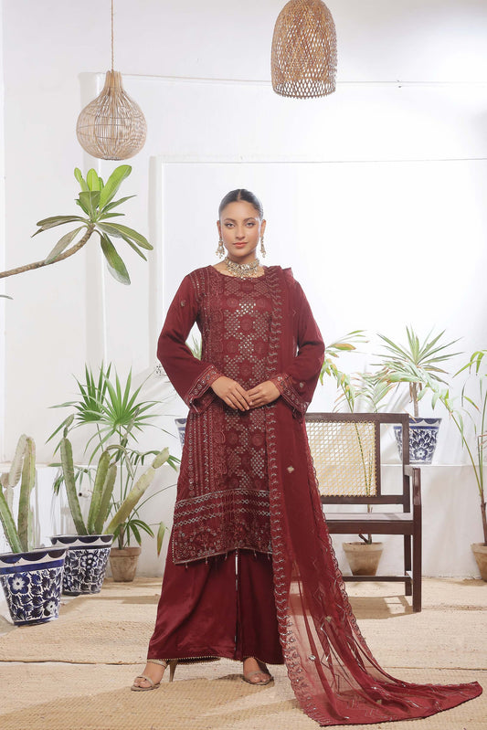 Guldasta By Bin khalid Luxury Chiffon Unstitched 3pcs