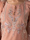 Aurapret By Zebtan Embroidered Organza Stitched 3 Piece