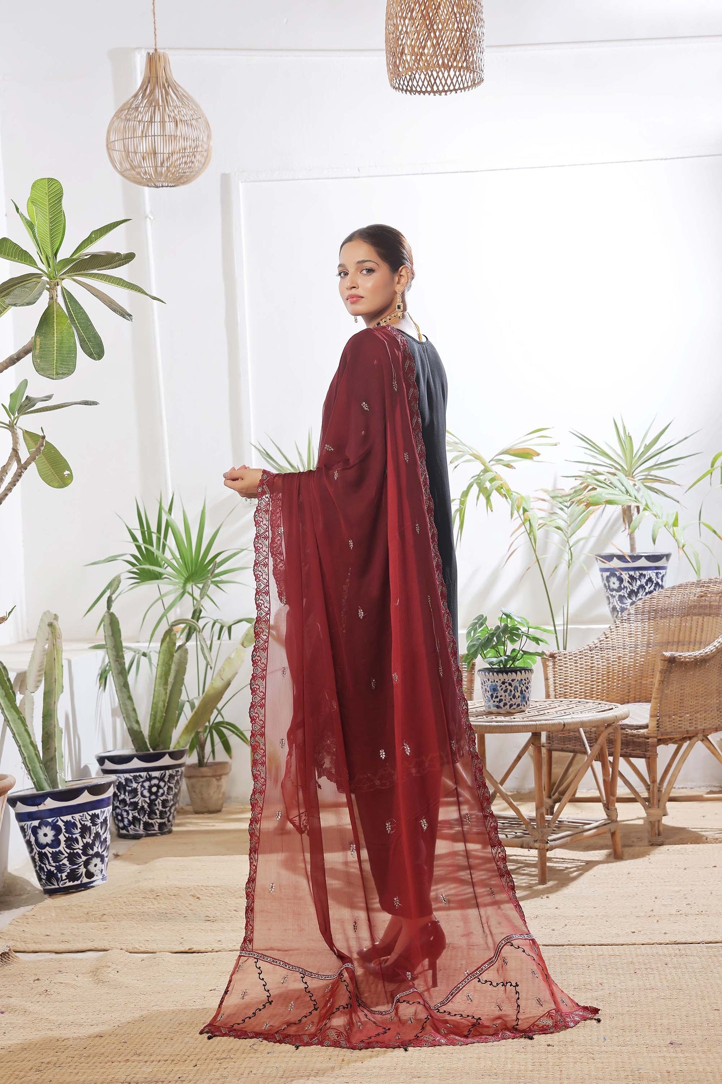 Guldasta By Bin khalid Luxury Chiffon Unstitched 3pcs