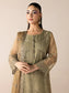 Aurapret By Zebtan Embroidered Organza Stitched 3 Piece