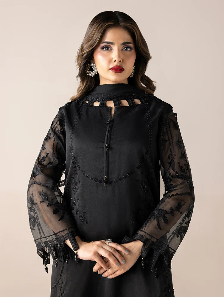 Aurapret By Zebtan Embroidered Organza Stitched 3 Piece