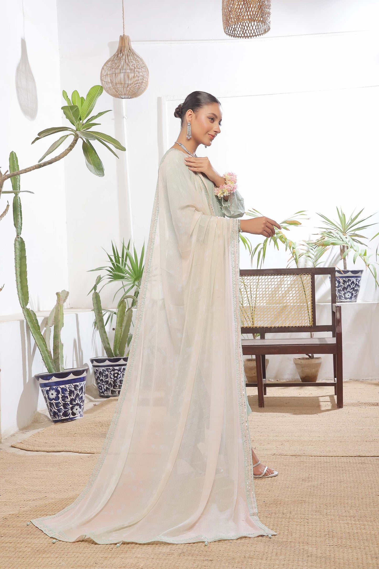 Guldasta By Bin khalid Luxury Chiffon Unstitched 3pcs