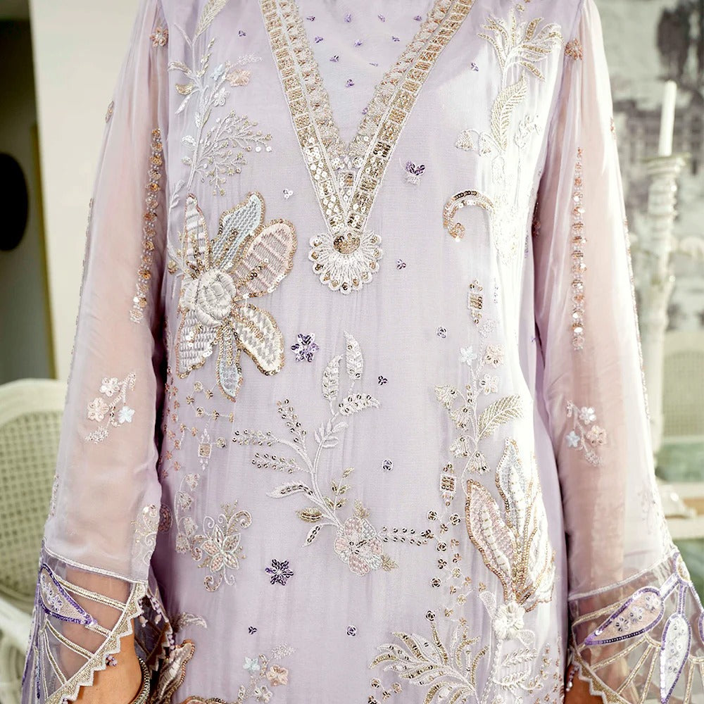 Mahroosh by Zebtan Embroidered Organza Unstitched 3Pcs