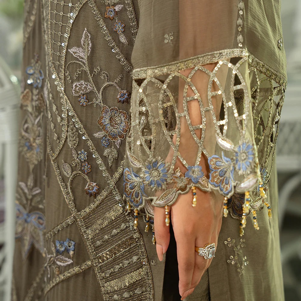 Mahroosh by Zebtan Embroidered Organza Unstitched 3Pcs