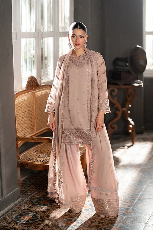 Azure Ensembles Festive Chiffon Unstitched 3Pcs