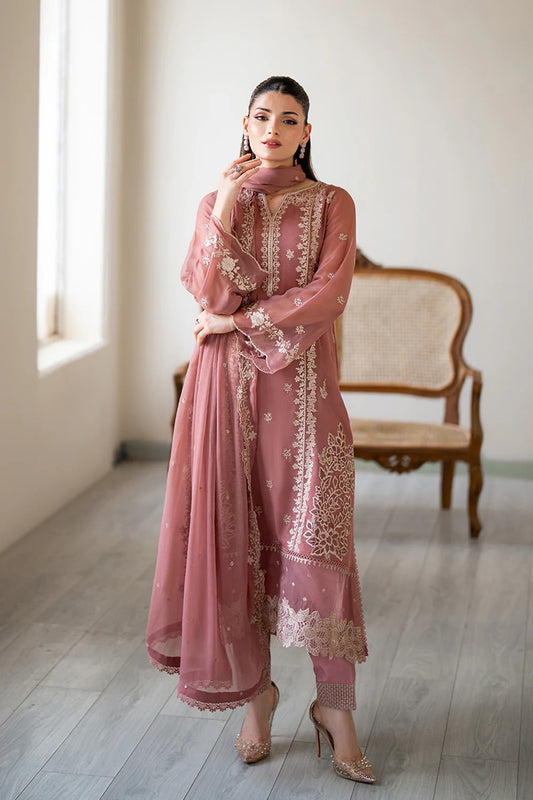 Azure Ensembles Festive Chiffon Unstitched 3Pcs