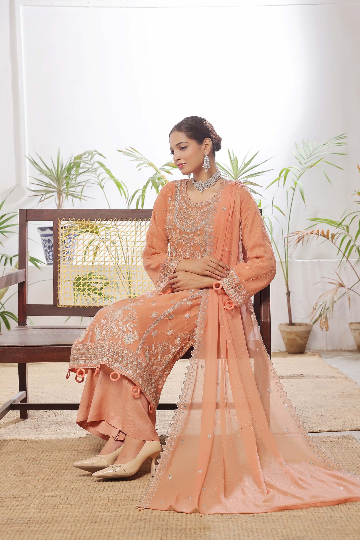 Guldasta By Bin khalid Luxury Chiffon Unstitched 3pcs