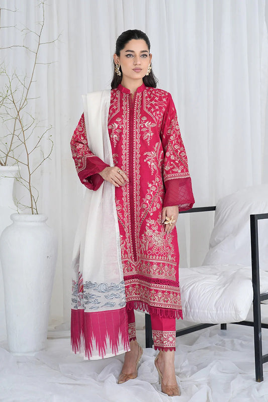 Johra Anoral Embroidered Lawn Unstitched 3Pcs