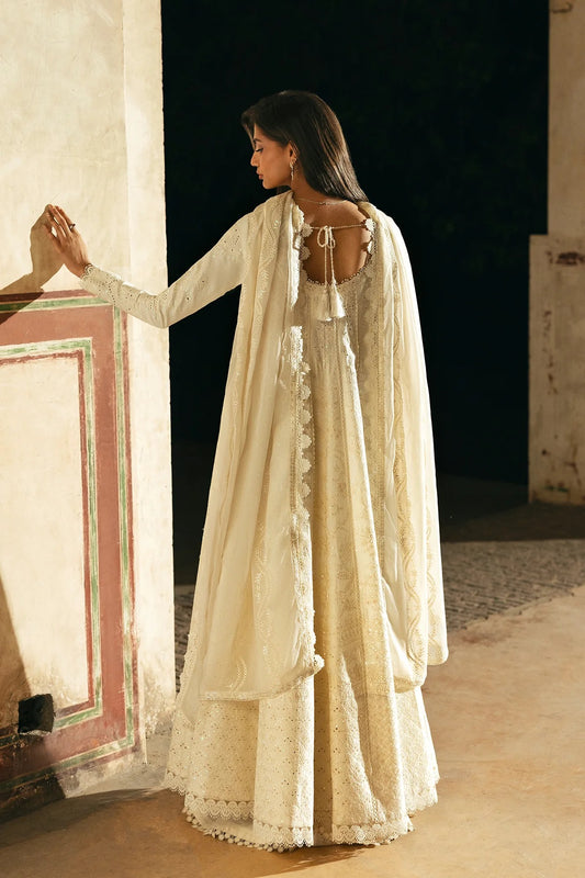 AFROZEH Mulaqaat Embroidered Printed Lawn Unstitched 3pcs