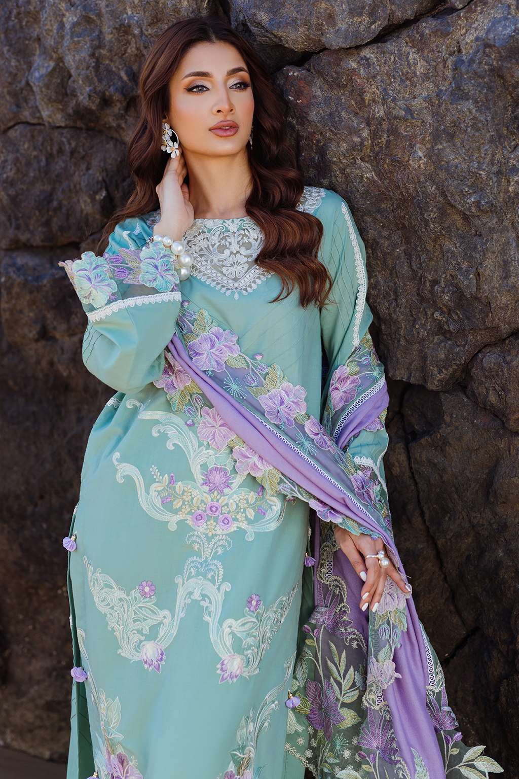 Khwaab By Sidra Fahad Luxury Embroidered 3pcs