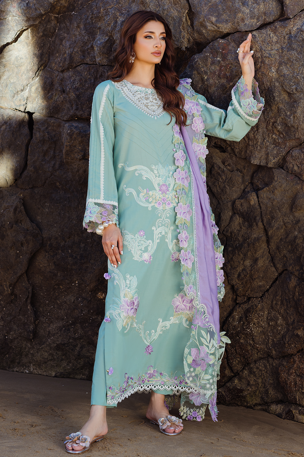 Khwaab By Sidra Fahad Luxury Embroidered 3pcs