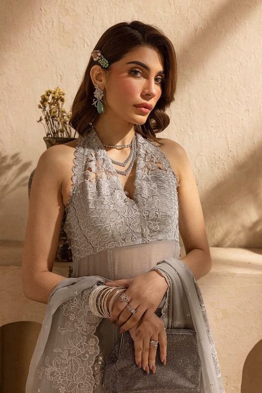 Gul Ahmed Embroidered Chiffon Unstitched 3pcs