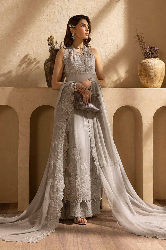 Gul Ahmed Embroidered Chiffon Unstitched 3pcs