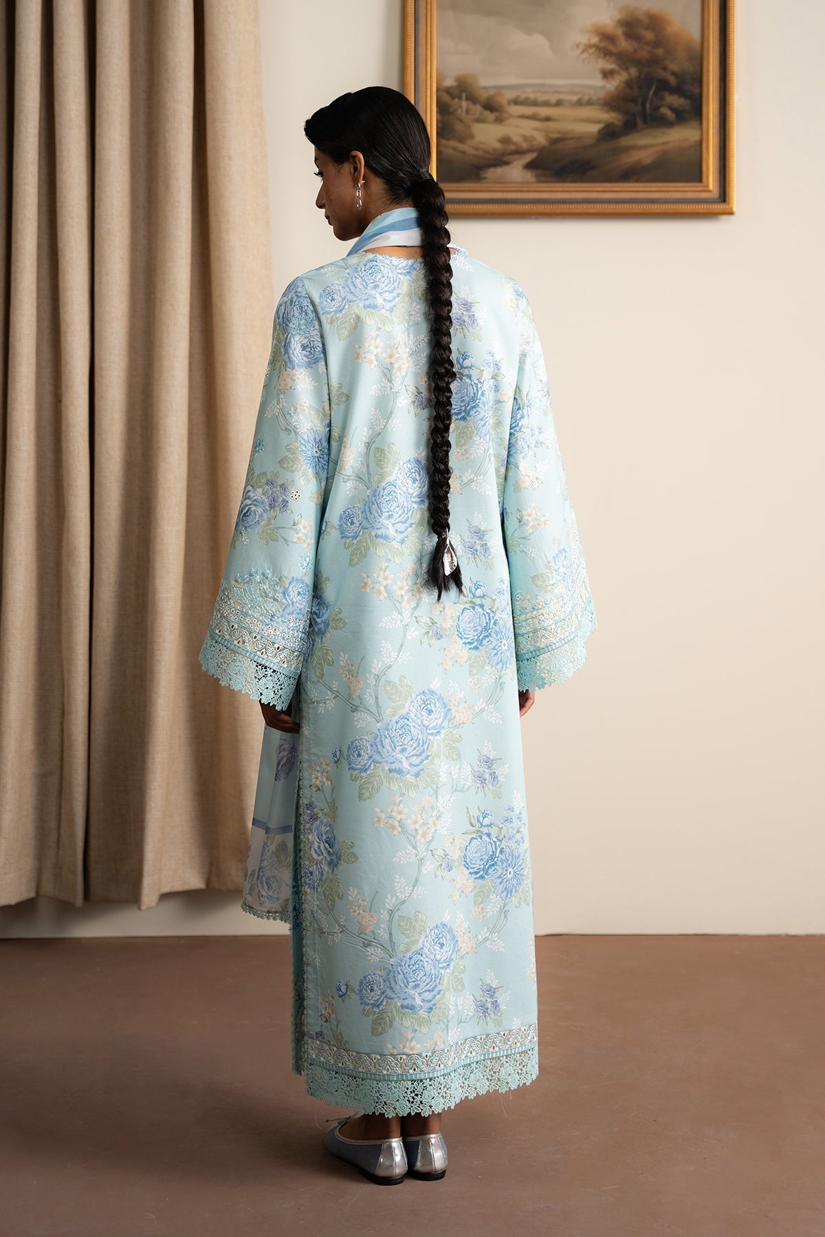 AYZEL The Bare Minimum Embroidered Unstitched Lawn 3pcs