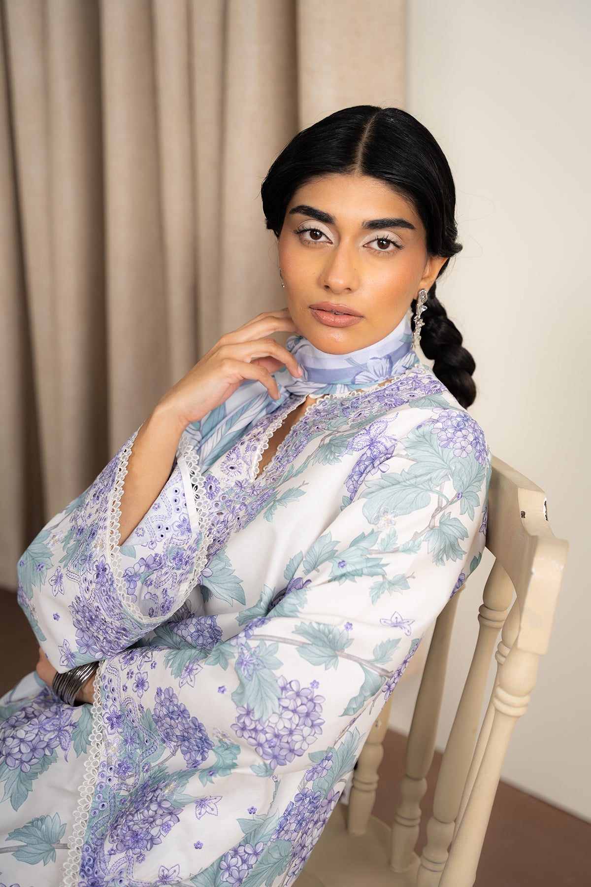 AYZEL The Bare Minimum Embroidered Unstitched Lawn 3pcs