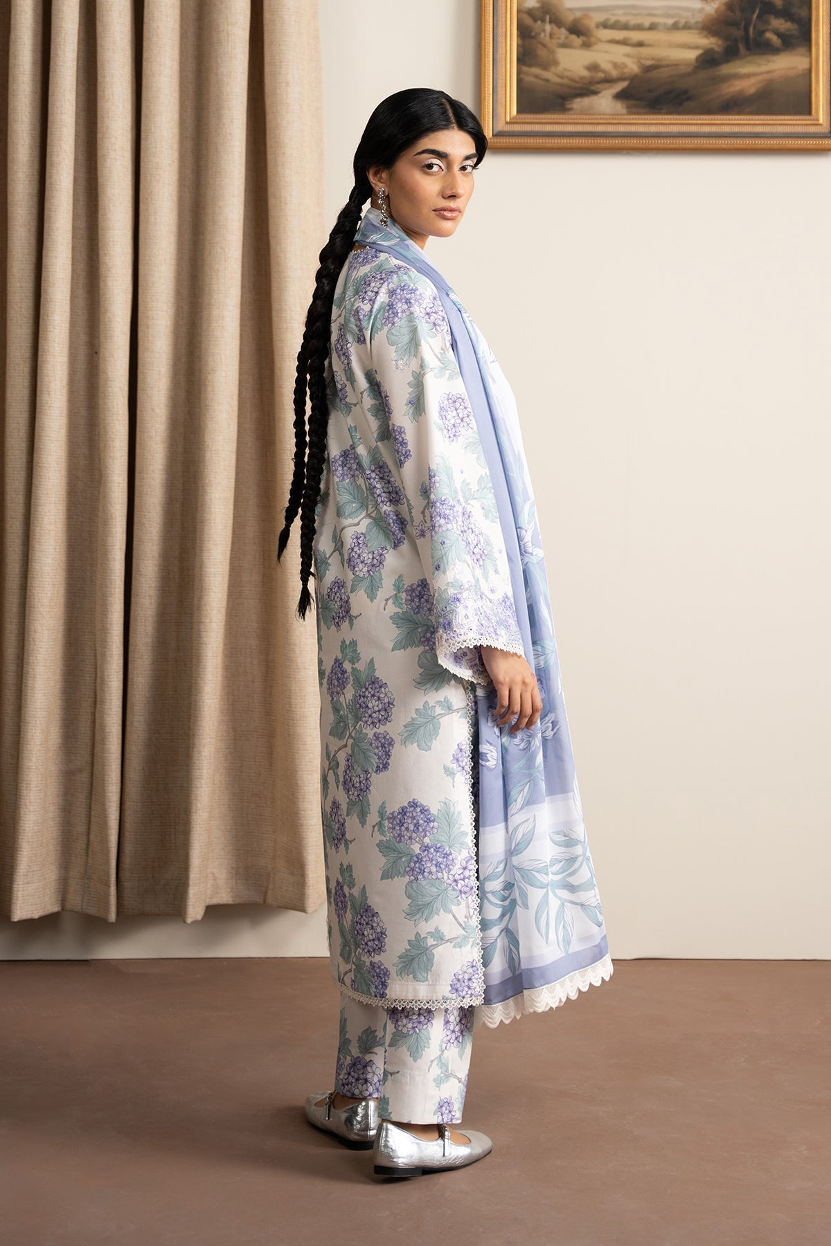 AYZEL The Bare Minimum Embroidered Unstitched Lawn 3pcs