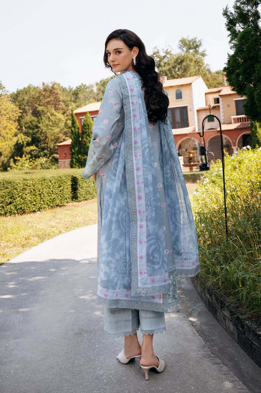 AFROZEH Damask The Holiday Edit'25 Embroidered Lawn 3pcs