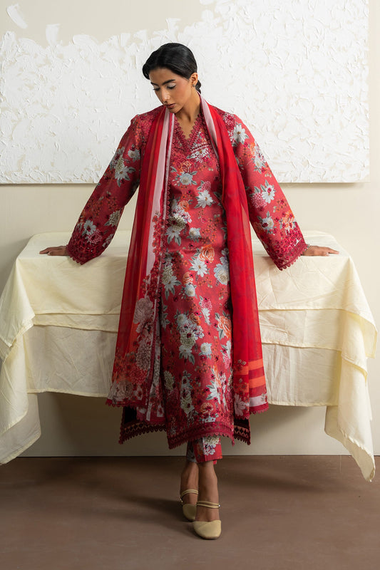AYZEL The Bare Minimum Embroidered Unstitched Lawn 3pcs