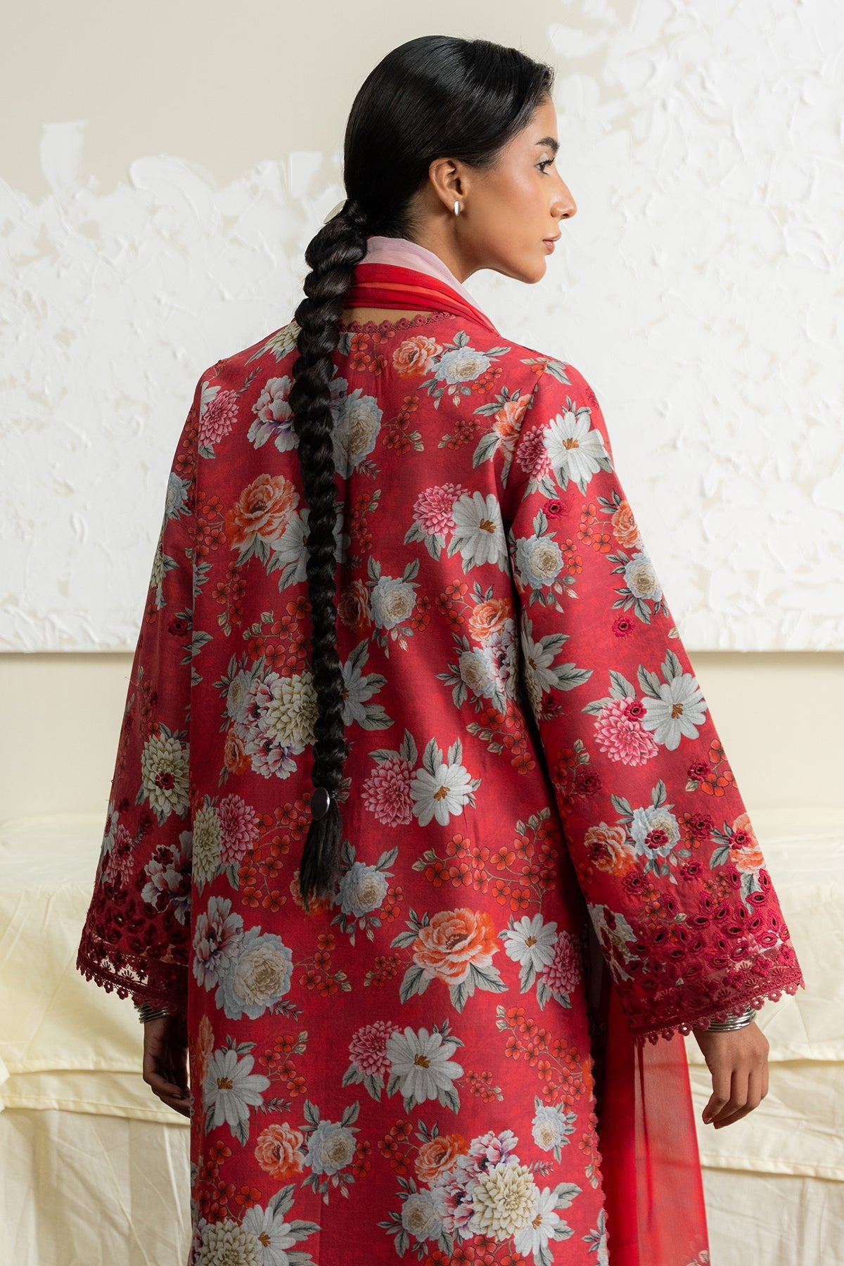 AYZEL The Bare Minimum Embroidered Unstitched Lawn 3pcs