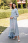 AFROZEH Damask The Holiday Edit'25 Embroidered Lawn 3pcs - Jotey