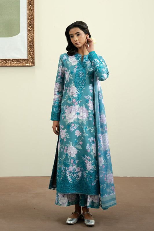 AYZEL The Bare Minimum Embroidered Unstitched Lawn 3pcs