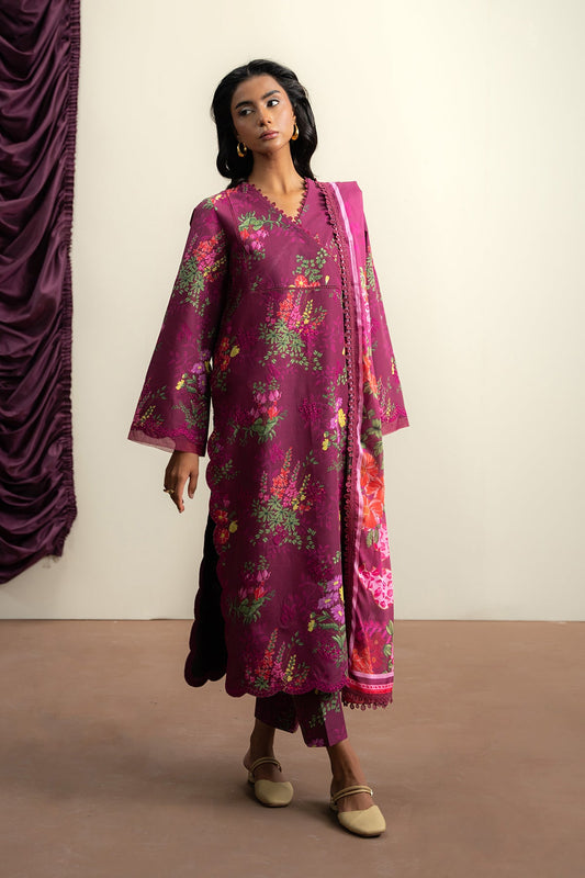 AYZEL The Bare Minimum Embroidered Unstitched Lawn 3pcs