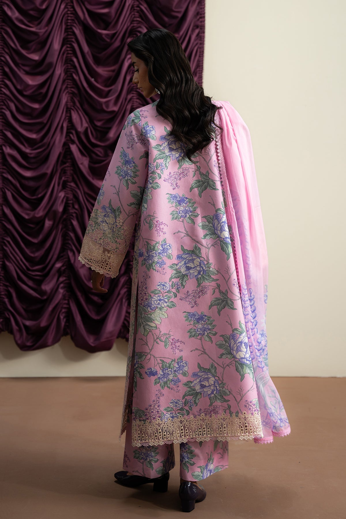 AYZEL The Bare Minimum Embroidered Unstitched Lawn 3pcs