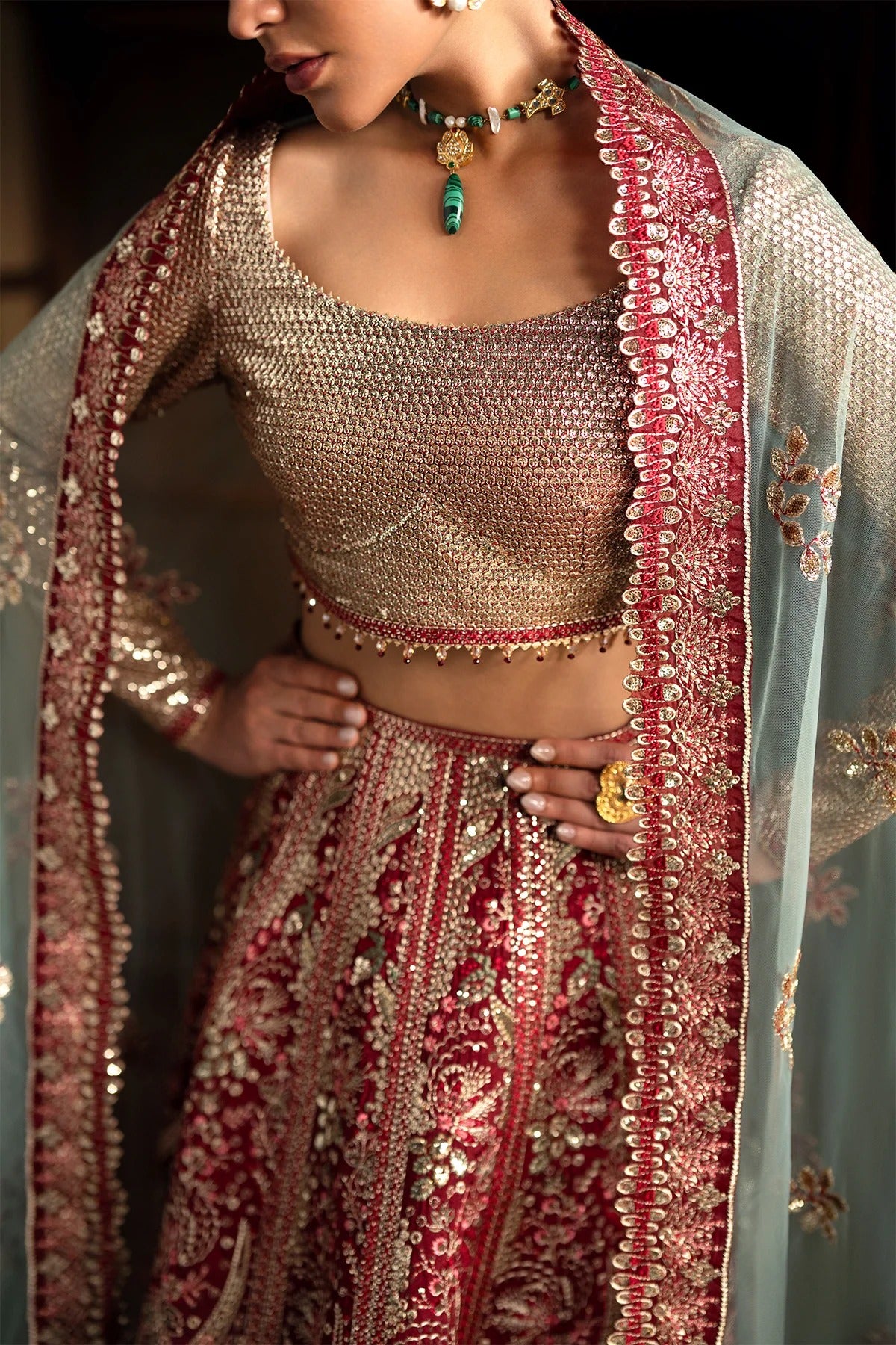 Kaashvi By Ayzel Luxury Embroidered Wedding Festive'25 Unstitched 3 Piece