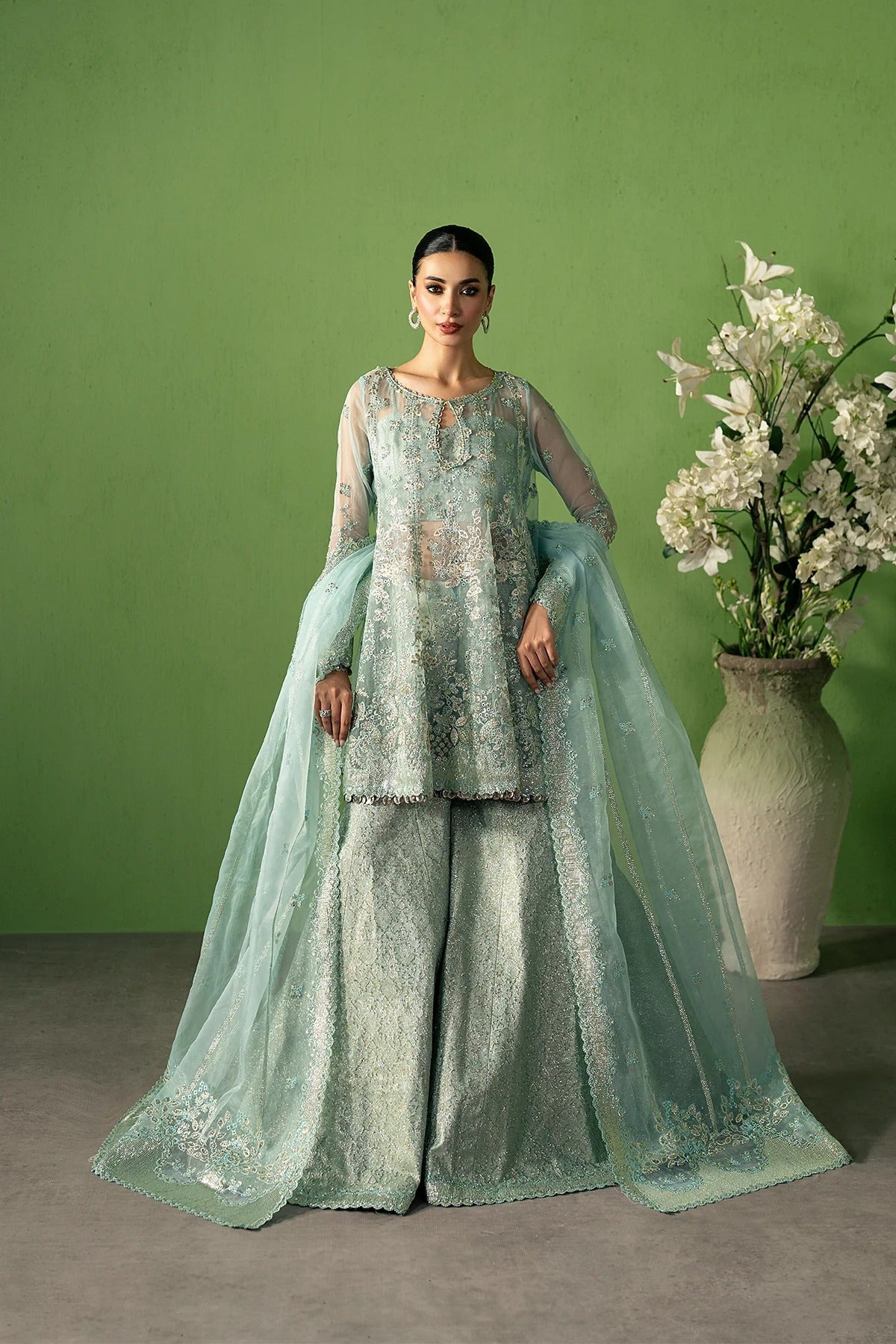 Pehli Nazar By Ayzel Luxury Embroidered EID Festive Unstitched 3 Piece