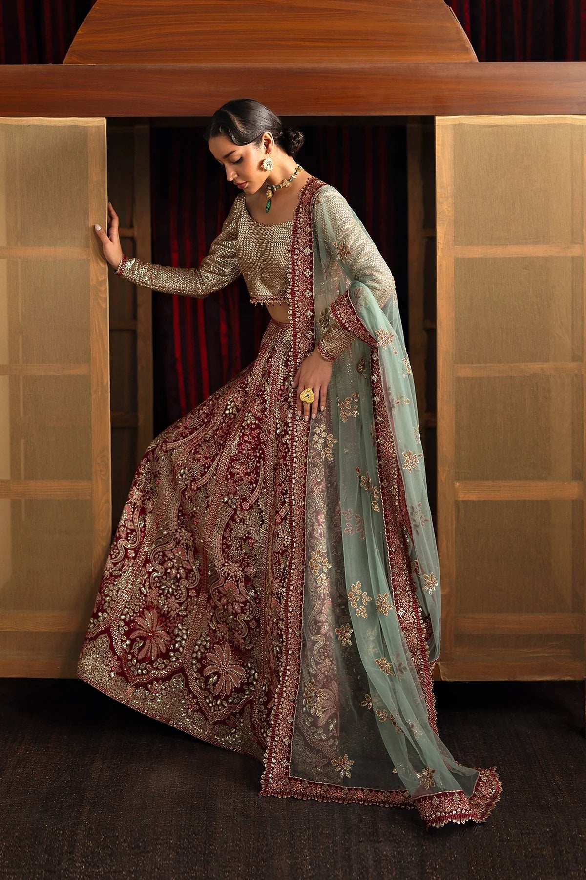 Kaashvi By Ayzel Luxury Embroidered Wedding Festive'25 Unstitched 3 Piece