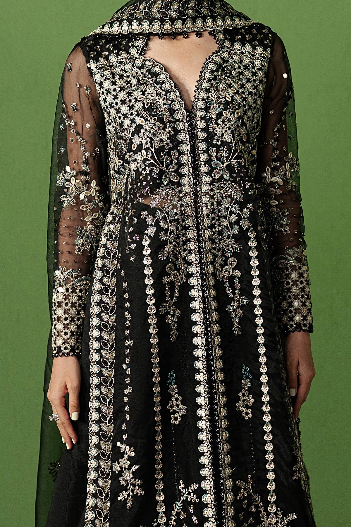 Pehli Nazar By Ayzel Luxury Embroidered EID Festive Unstitched 3 Piece