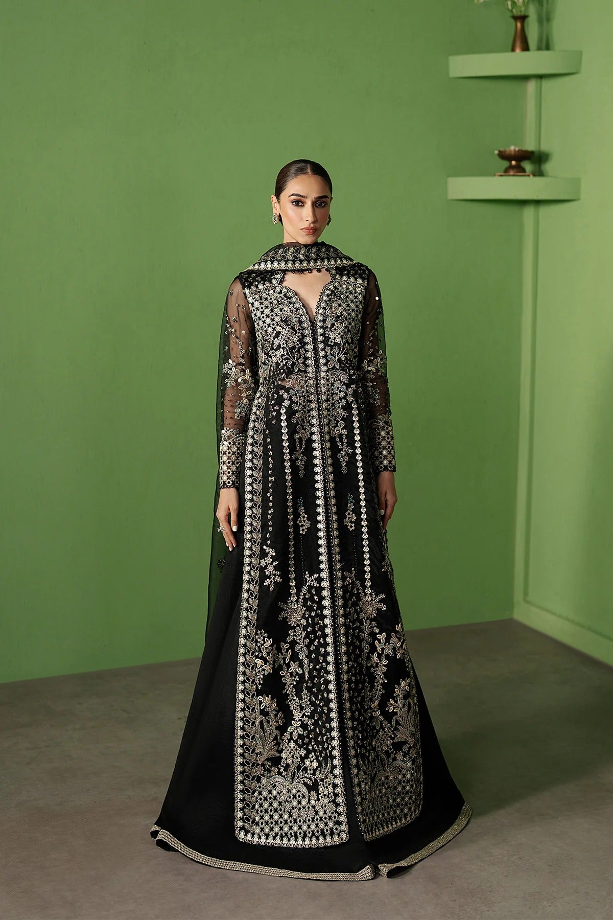 Pehli Nazar By Ayzel Luxury Embroidered EID Festive Unstitched 3 Piece