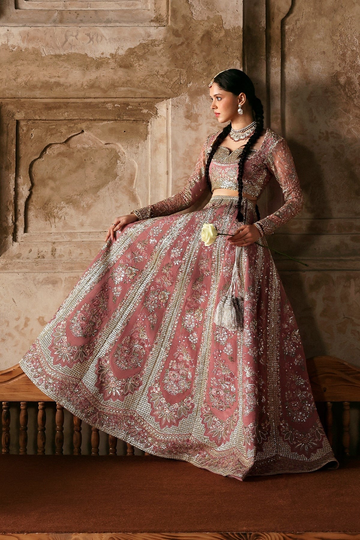 Kaashvi By Ayzel Luxury Embroidered Wedding Festive'25 Unstitched 3 Piece