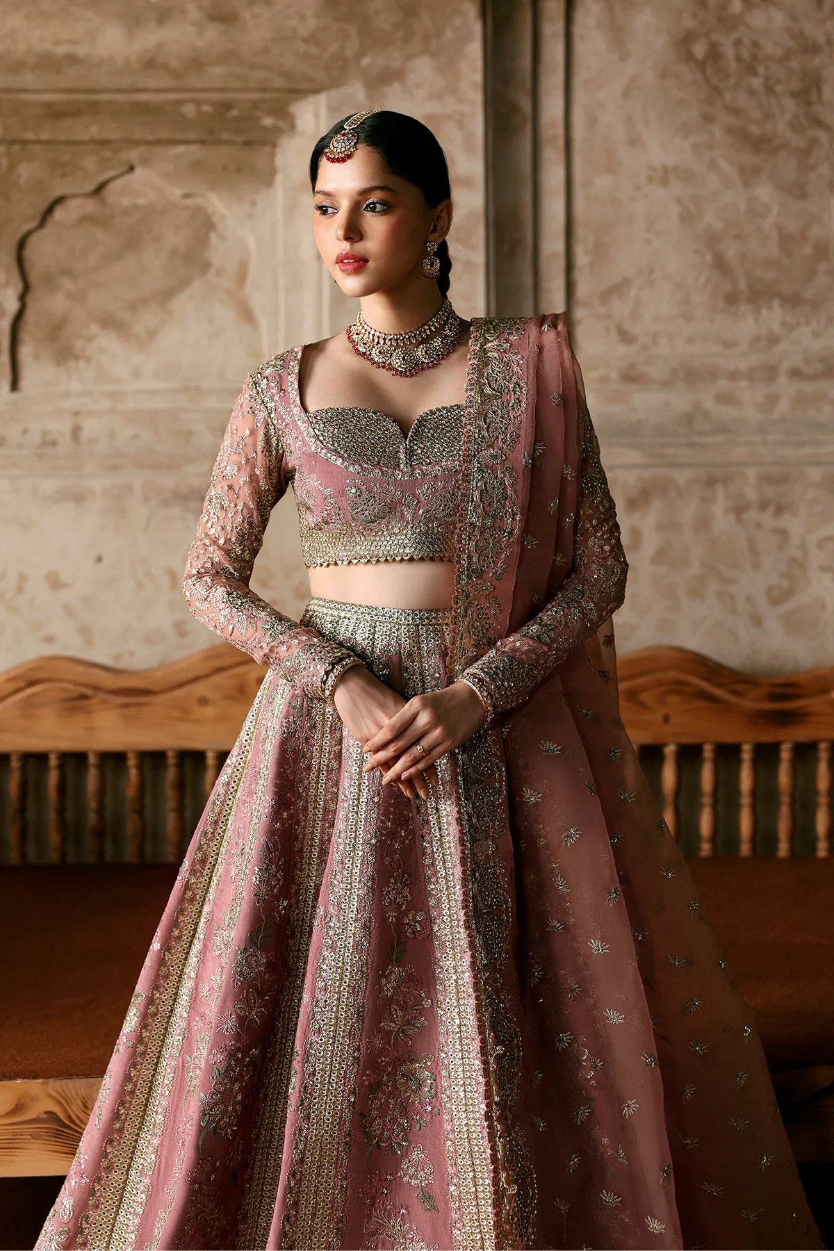 Kaashvi By Ayzel Luxury Embroidered Wedding Festive'25 Unstitched 3 Piece