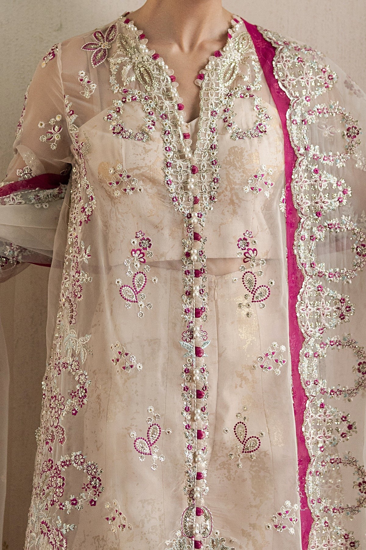 Pehli Nazar By Ayzel Luxury Embroidered EID Festive Unstitched 3 Piece