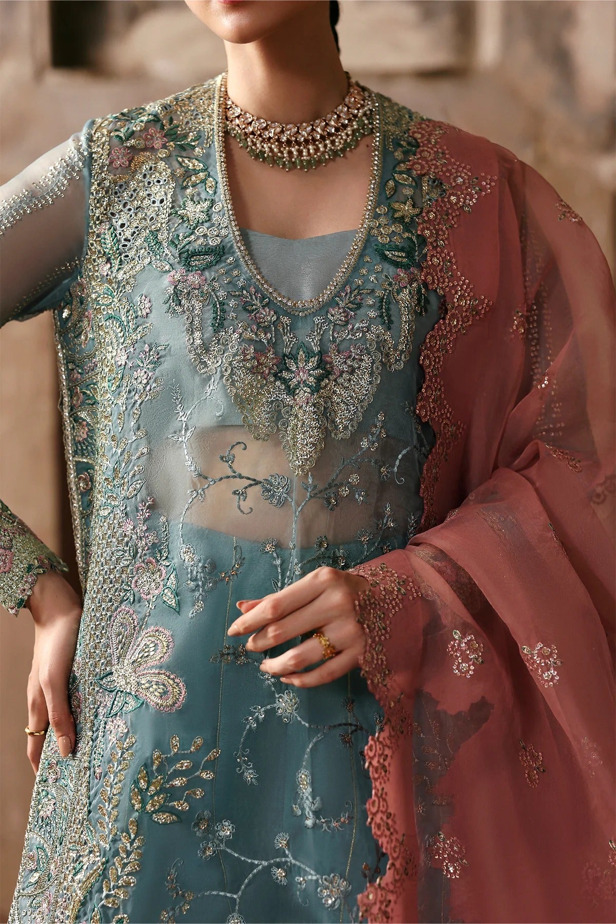 Kaashvi By Ayzel Luxury Embroidered Wedding Festive'25 Unstitched 3 Piece