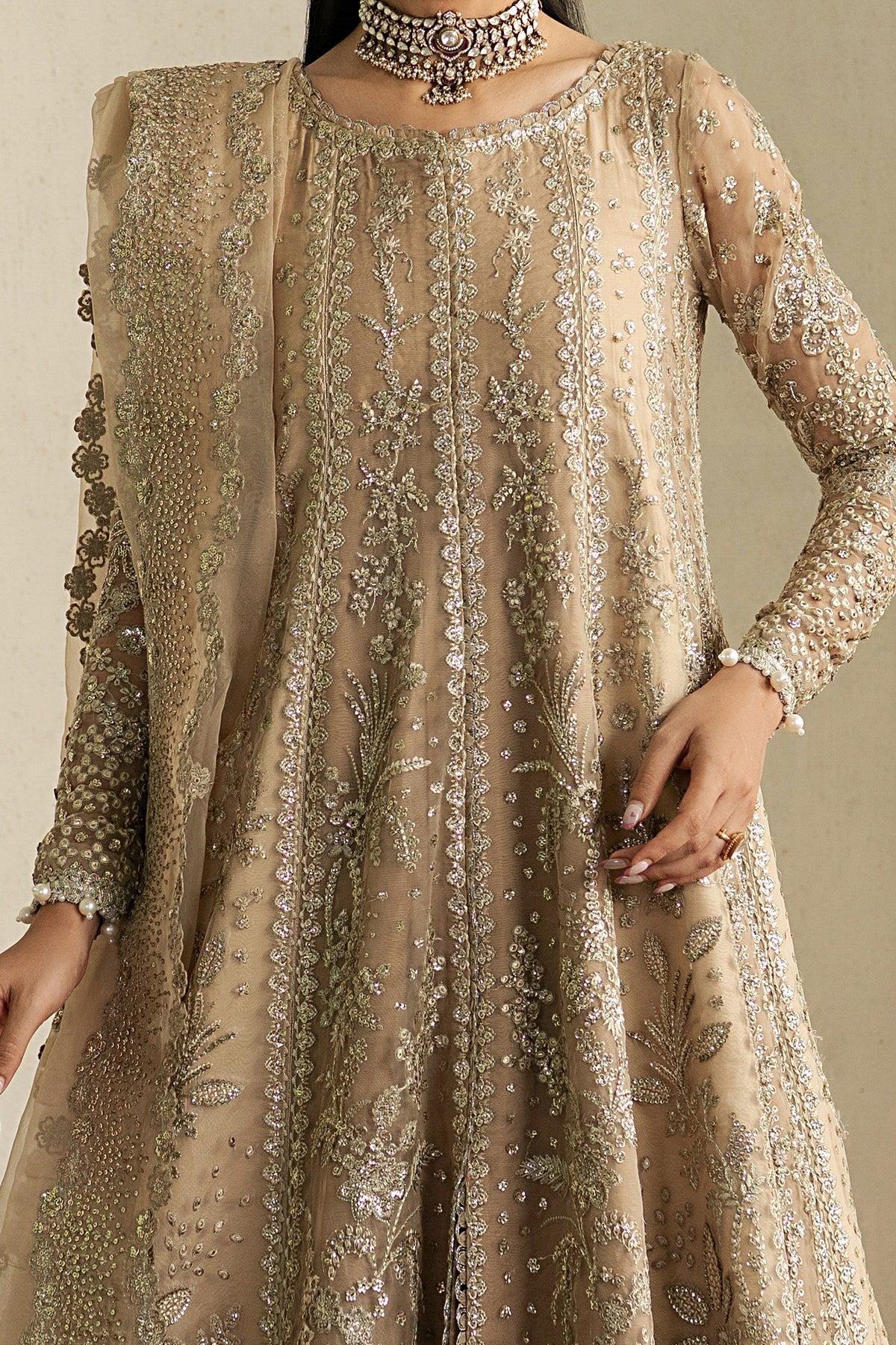 Pehli Nazar By Ayzel Luxury Embroidered EID Festive Unstitched 3 Piece