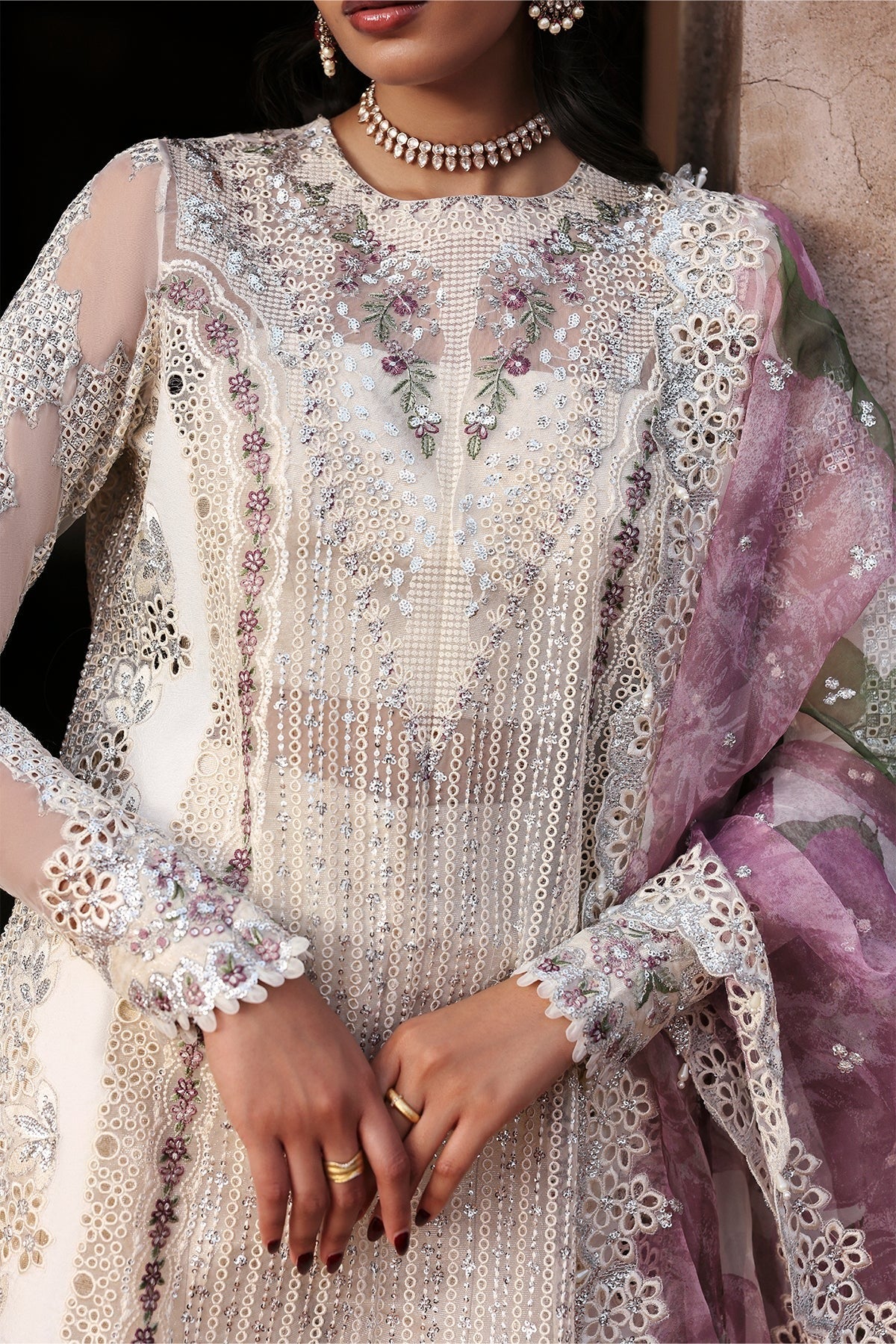 Kaashvi By Ayzel Luxury Embroidered Wedding Festive'25 Unstitched 3 Piece