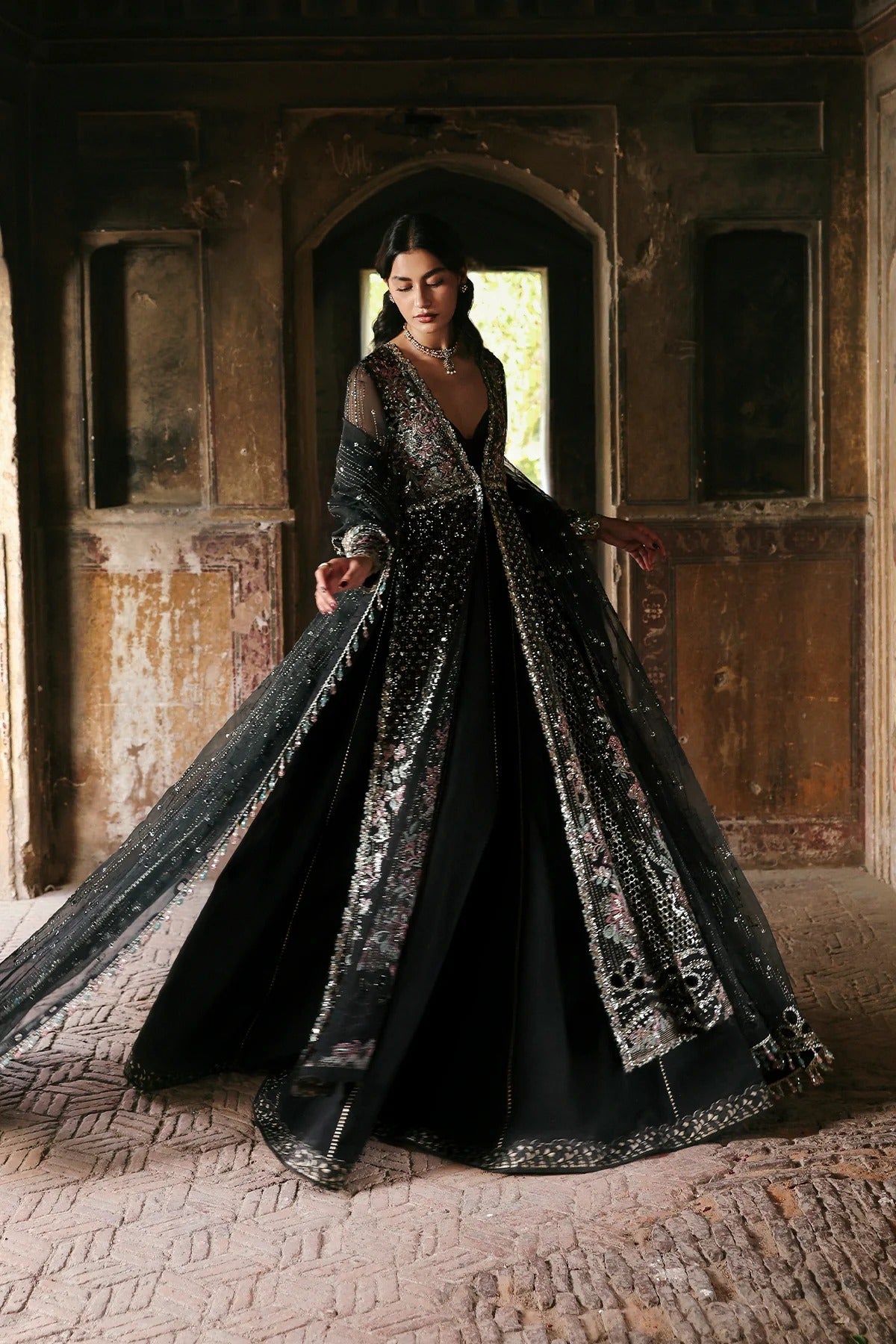 Kaashvi By Ayzel Luxury Embroidered Wedding Festive'25 Unstitched 3 Piece