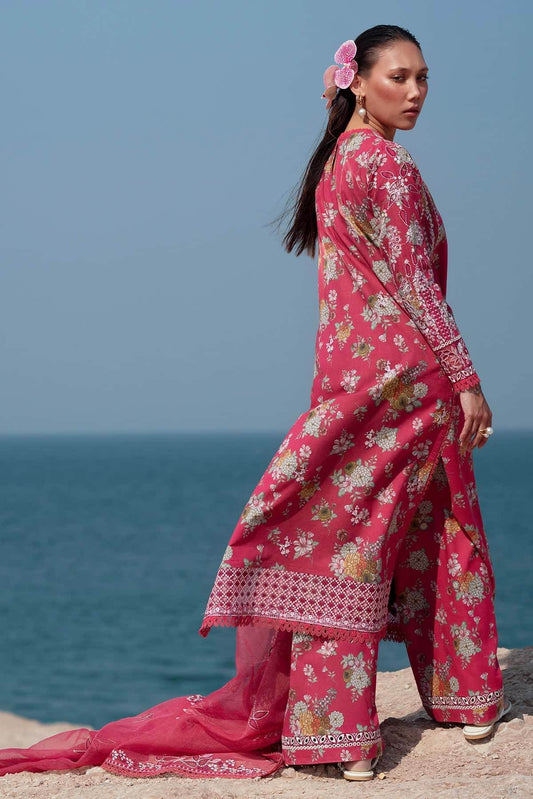 Afrozeh Summer Together Vol-III Unstitched Lawnkari 3pcs - Jotey