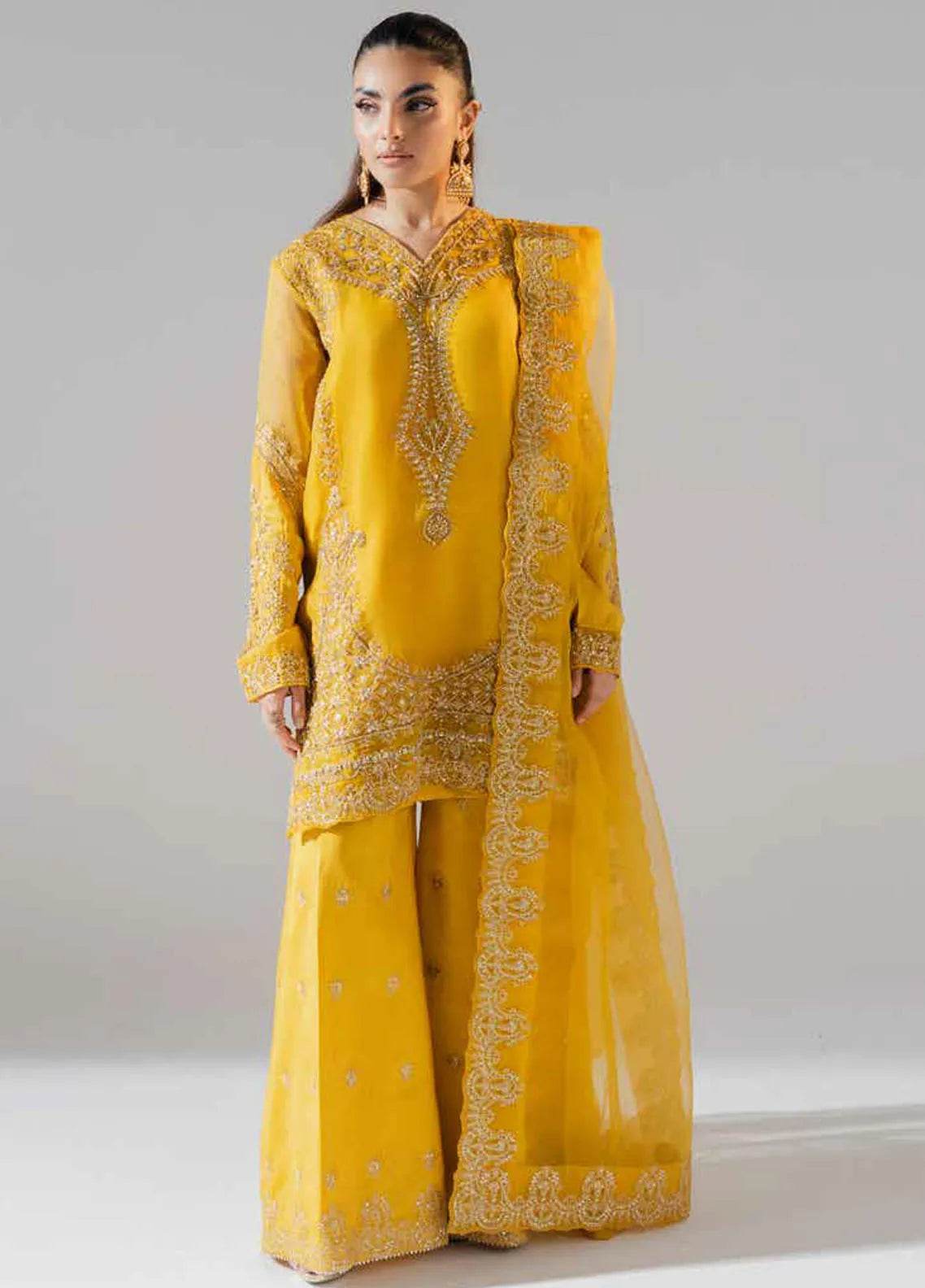 Zarez By Freesia Luxury Embroidered Unstitched 3pcs – Jotey