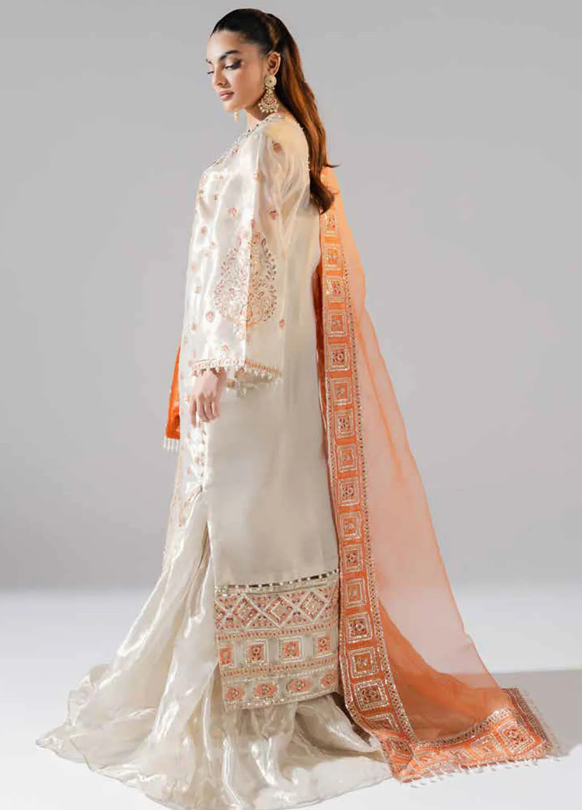 Zarez By Freesia Luxury Embroidered Unstitched 3pcs