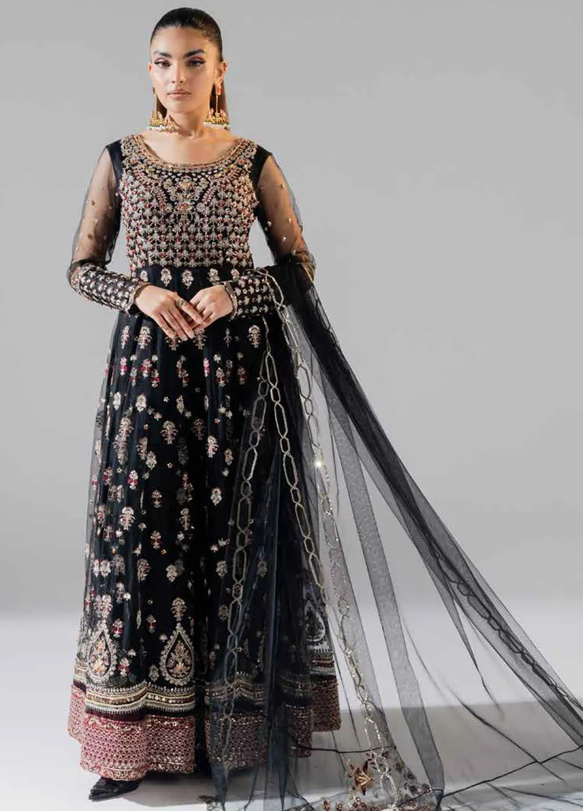 Zarez By Freesia Luxury Embroidered Unstitched 3pcs